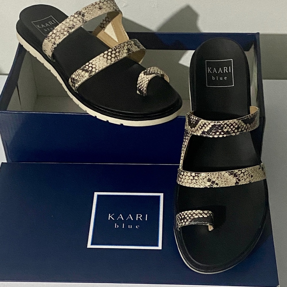 Kaari Blue Fancy Sandals